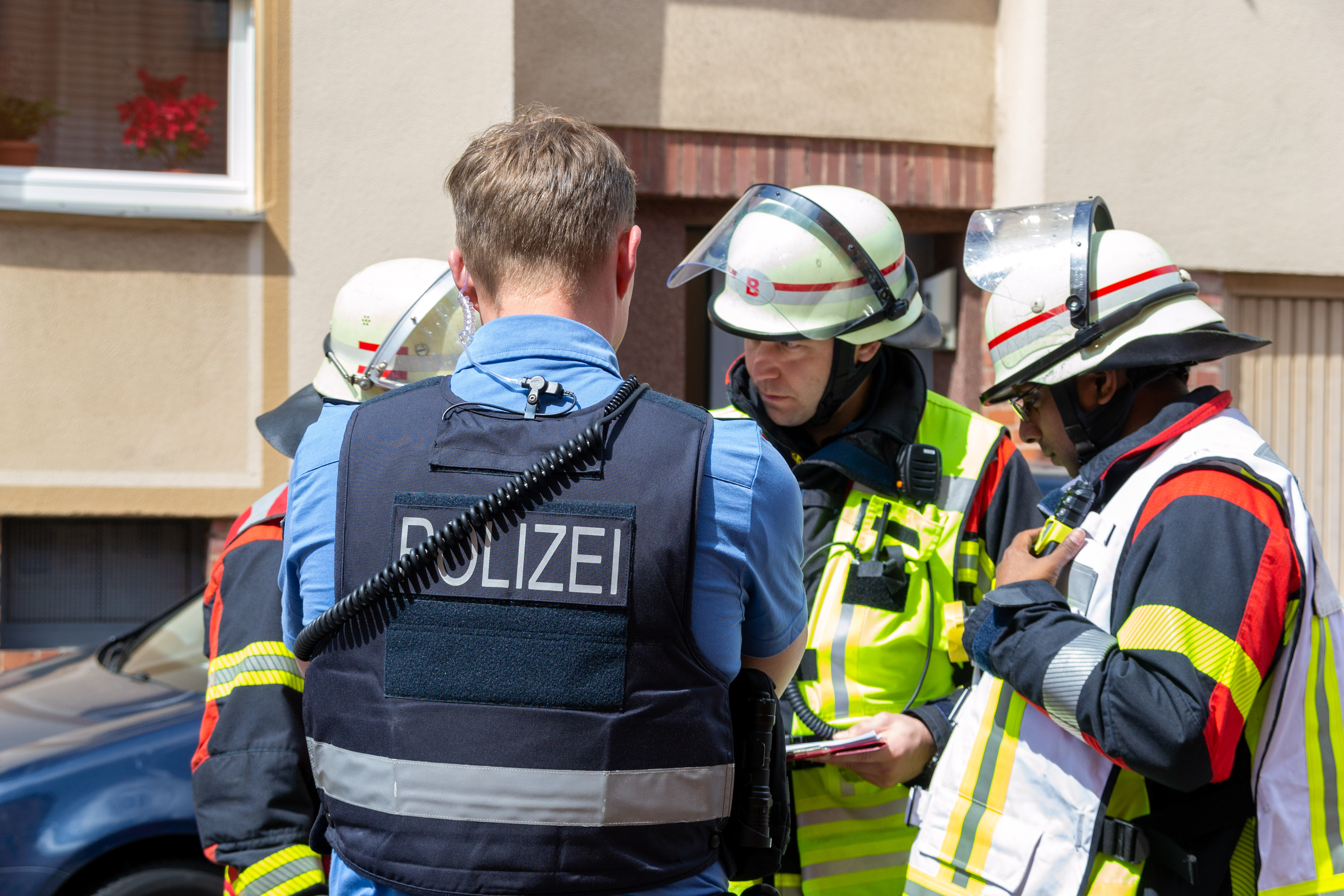 Brand eines E-Scooters in der Brunnenstraße