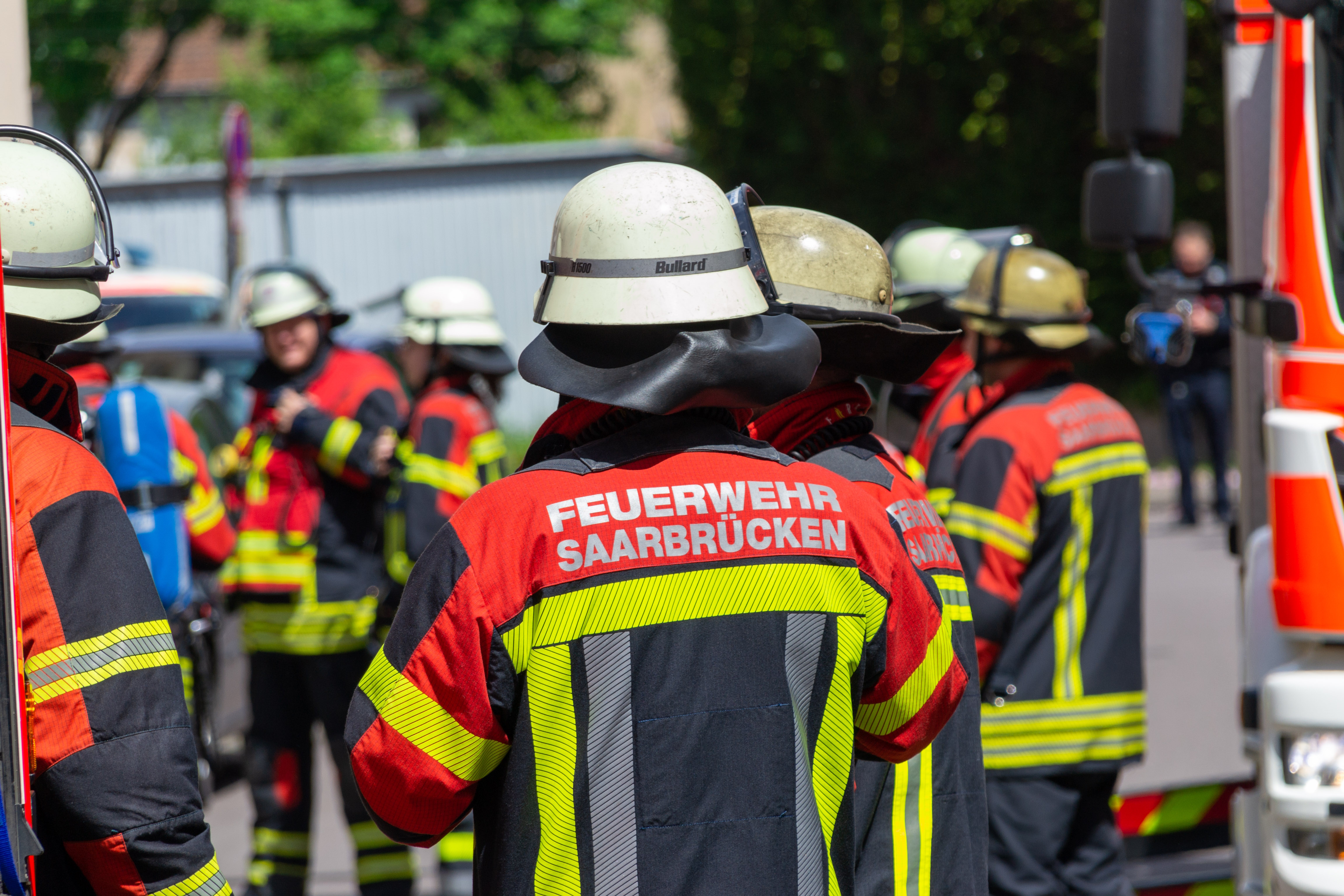 Brand eines E-Scooters in der Brunnenstraße