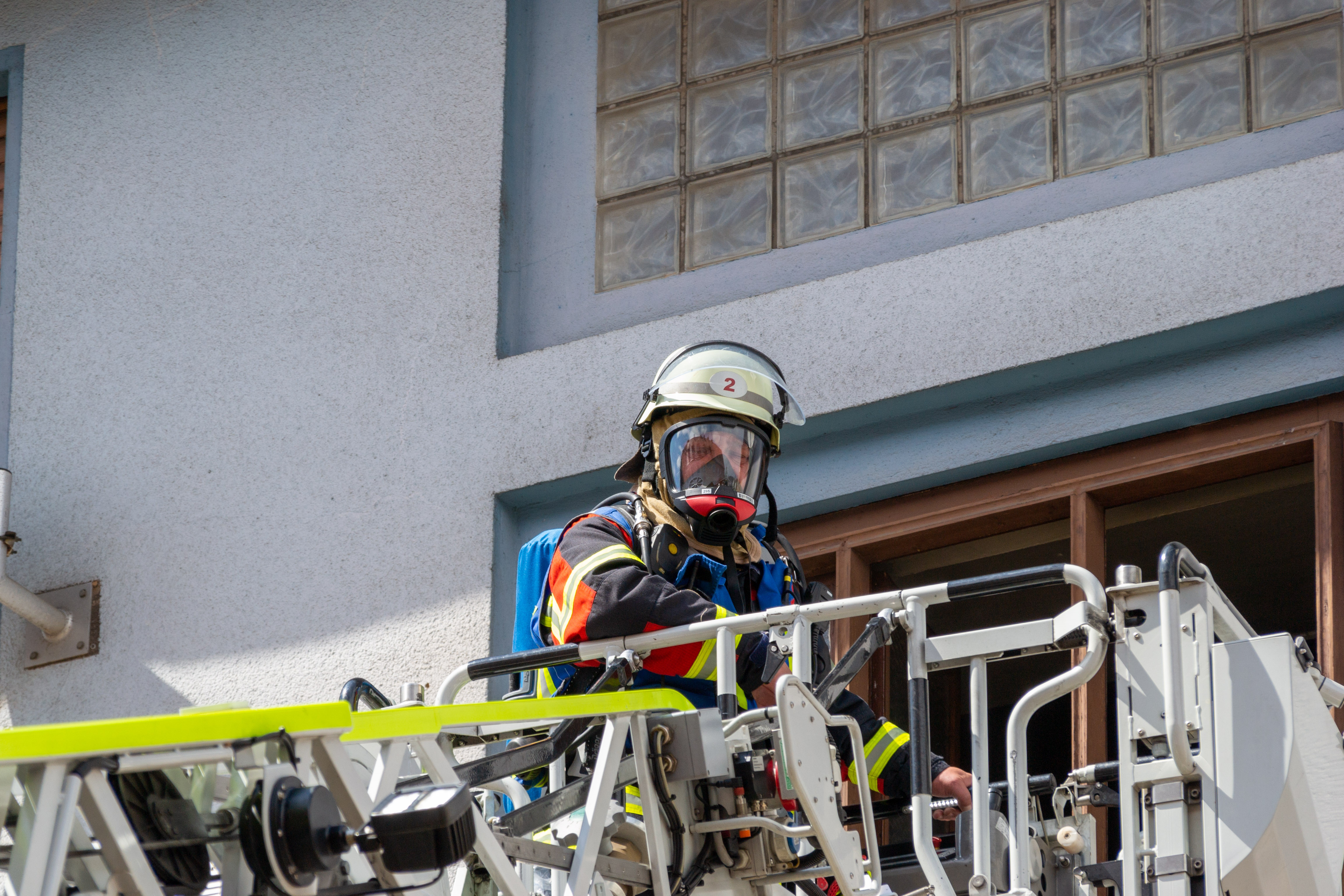 Brand eines E-Scooters in der Brunnenstraße